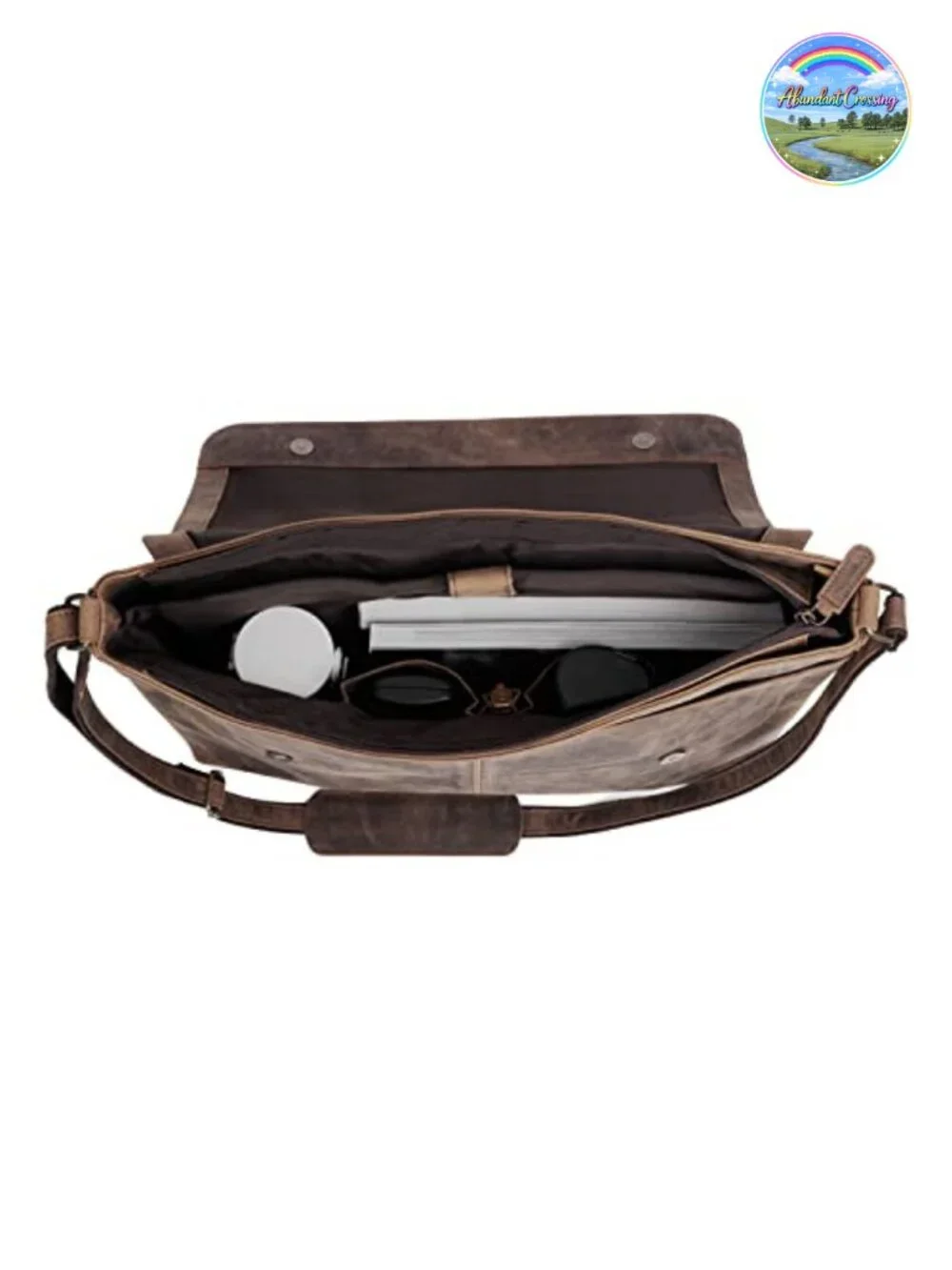 Handmade Buffalo Leather Messenger Satchel Laptop Briefcase 17 inch